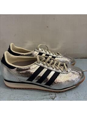 Adidas Silver Metallic Sambas
